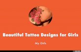 Pretty Colorful Tattoo Designs for Girls & Women