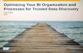 Optimizing your BI organization and processes for trusted data discovery