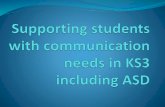 Supporting students with communication needs in ks3 including