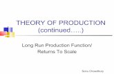 10 long run production function