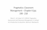 Chapter 6   pragmatics - classroom management