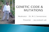 Genetic code & mutations