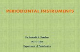 The Periodontal Instruments, dr anirudh singh chauhan