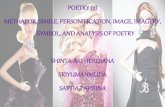 Methapor, simile, personofication, symbol, image n imagery and analysis of poetry