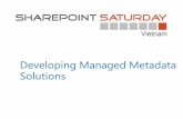 SharePoint Saturday Vietnam 8th - managed metadata.pptx