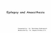 Epilepsy and anaesthesia