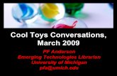 Cool Toys Conversations, March 2009