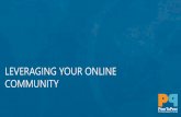 Leveraging Your Online Community