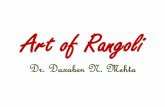 Art of rangoli