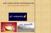 Spice jet presentation B2B Insights