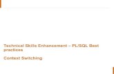 Oracle - SQL-PL/SQL context switching