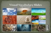 Visual vocabulary slides