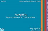 Apigility: Stop Creating APIs The Hard Way