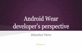 Android Wear, a developer's perspective