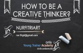 How to be a creative thinker (Indonesian)