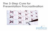 3 Step Cure for Presentation Procrastination