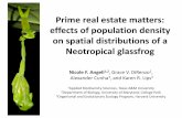 Effects of density on spacing patterns and habitat associations of a Neotropical Glassfrog