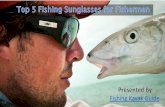 Top 5 fishing sunglasses for fishermen