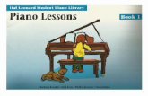 Piano lessons book 1