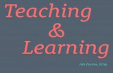 Ash Furrow, Teaching and learning