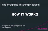 How it works: Glowbase PhD Progress Tracking Platform