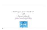 Taming the Cloud Database with Apache jclouds, ApacheCon Europe 2014