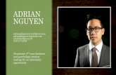 Adrian Nguyen - 3rd Year Arts and Business Intern