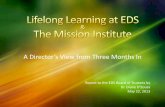 Mission instittute & Lifelong Learning at EDS 2013