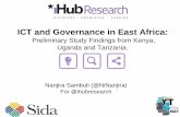 ICT and Governance in East Africa:  Preliminary Study Findings from Kenya, Uganda and Tanzania by Nanjira Sambuli (iHub Research)