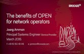 PLNOG14: The benefits of "OPEN" in networking for operators - Joerg Ammon, Brocade