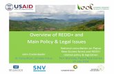 REDD+ Overview and Main Law & Policy Issues - July 2014