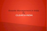 eWaste management in india by clean e india