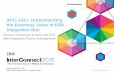 Aec 1481 - understanding the business value of ibm integration bus final