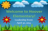 Hoover Elementary: Leader in Me Event