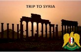 Trip to syria