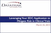 Leverage Your EDC Solution to Mitigate Risk in Clinical Research