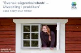 ”Svensk sågverksindustri – Utveckling i praktiken”
