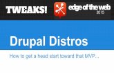 Drupal distros - Tweaks at eotw