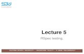 Web tech: lecture 5