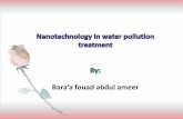 Nanotechnology in water pollution treatment