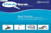 Keraflo "Think Tank" Best Practice Water Tank Management