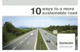 10 ways to a more sustainable road