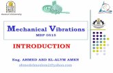 1     introduction to mechanical vibrations (eng. ahmed abd el aleem amin)