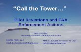 Call the Tower: Pilot Deviations and FAA Enforcement (2015)