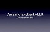 Cassandra + Spark + Elk