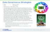 Data-Ed Online Webinar: Data Governance Strategies