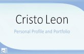 Cristo Leon profile and portfolio 2015