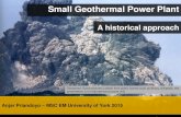 Small Geothermal Power Plant from Historical Perspective
