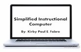 Simplified instructional computer