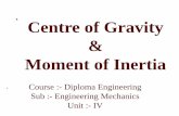 Diploma i em u   iv centre of gravity & moment of inertia